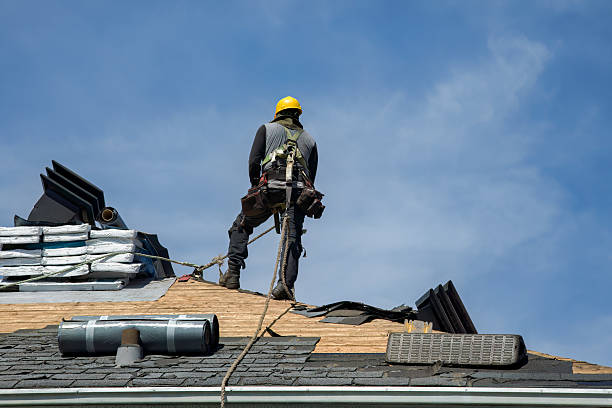 Professional Roofing technician working in Duryea, PA